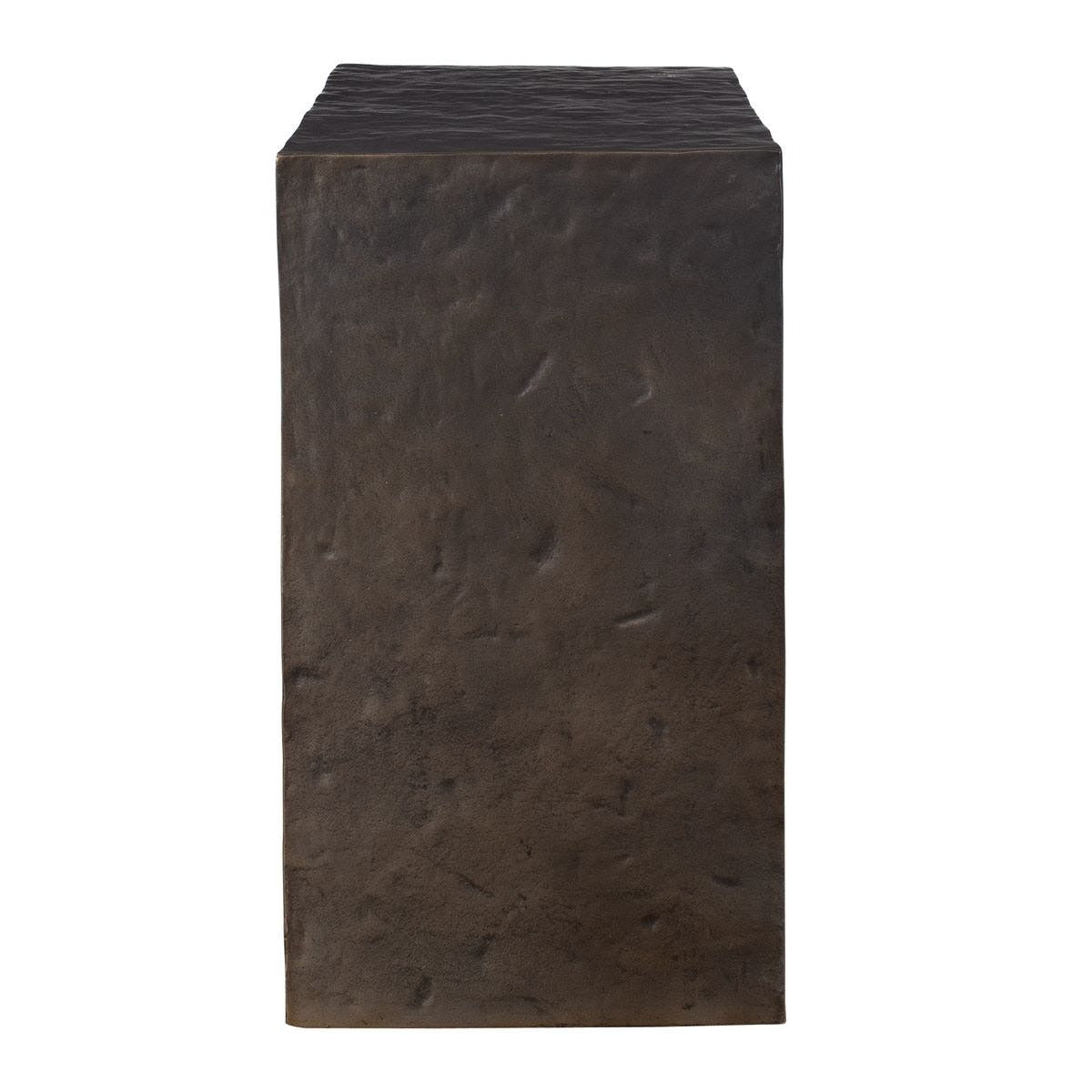 Obra Bronze Outdoor Side Table