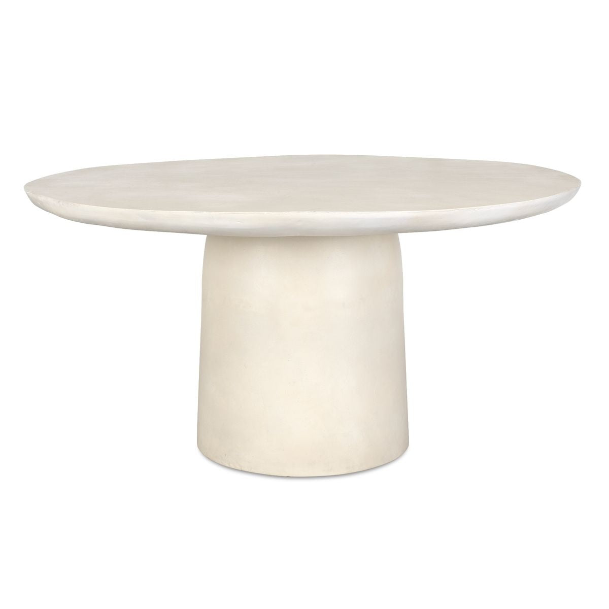 Madrone Indoor-Outdoor Dining Table – Warm White, 152cm