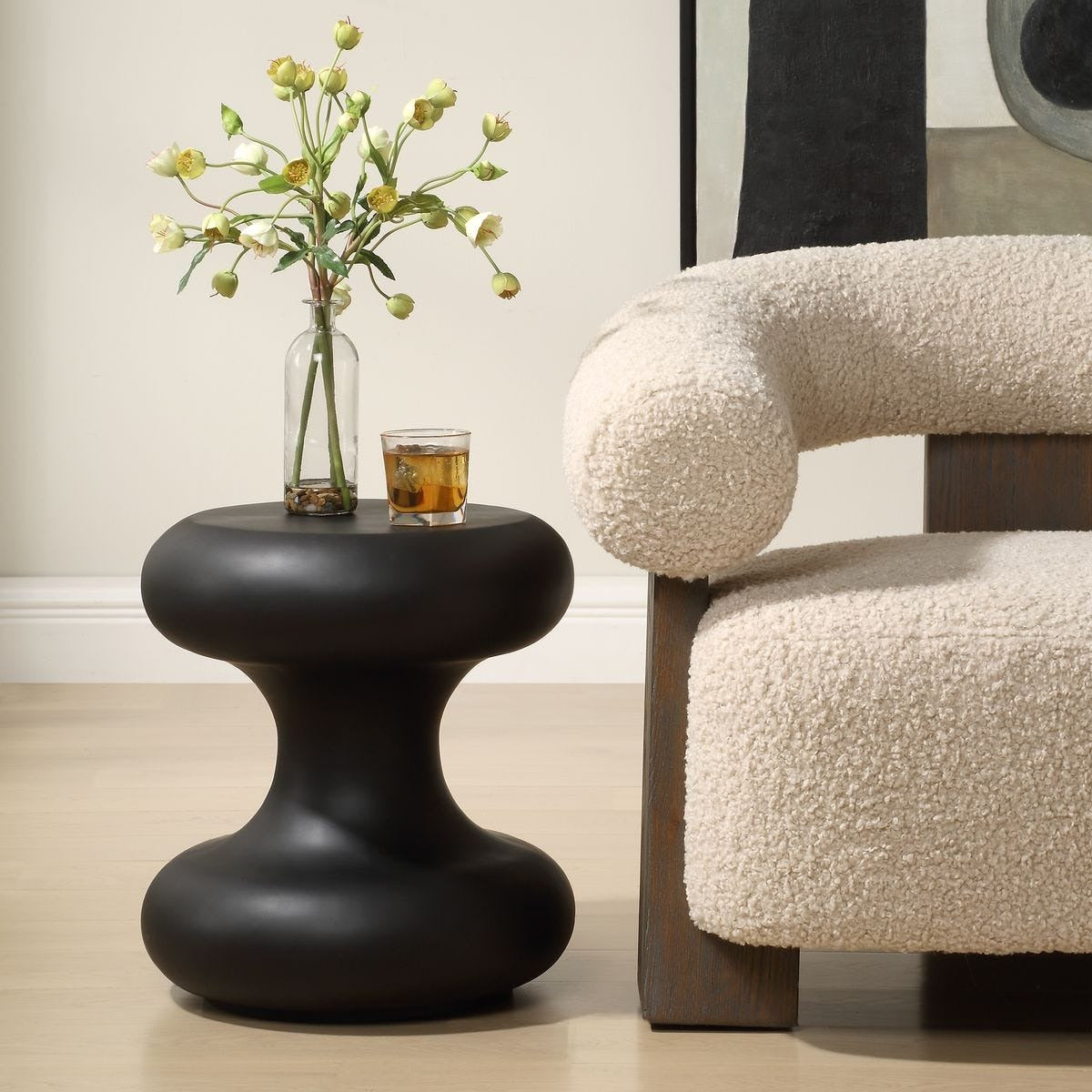 Robles Indoor/Outdoor Accent Table – Black