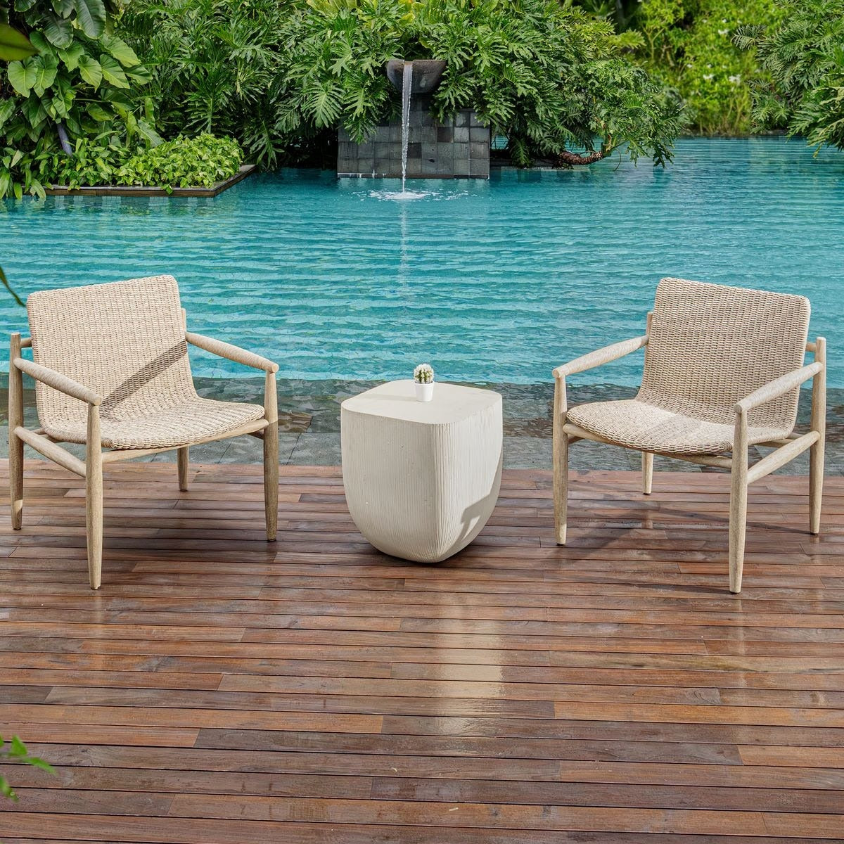 Alma Concrete Indoor/Outdoor Side Table