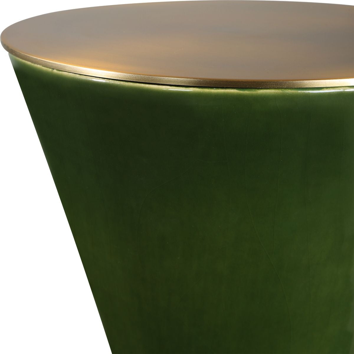 Ronde Jade Green Drink Table