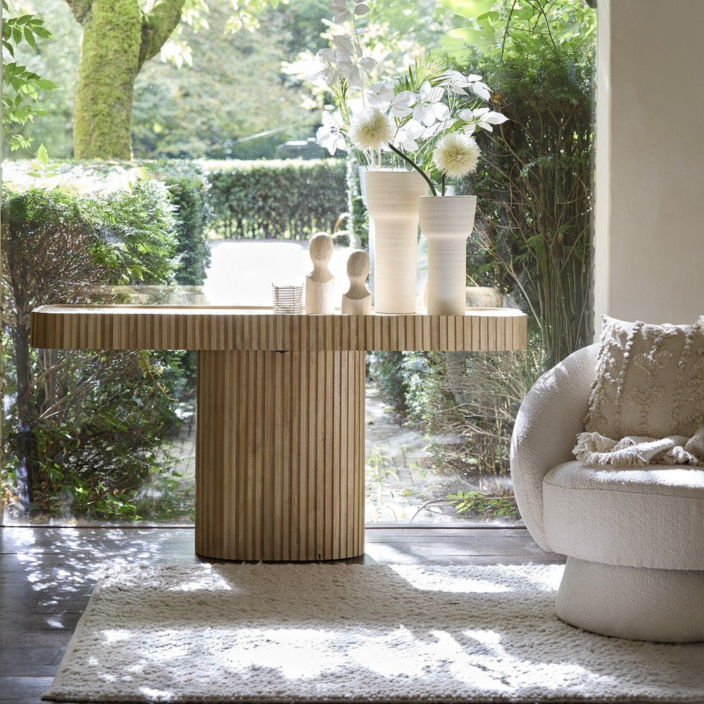 Kioto mango console table natural
