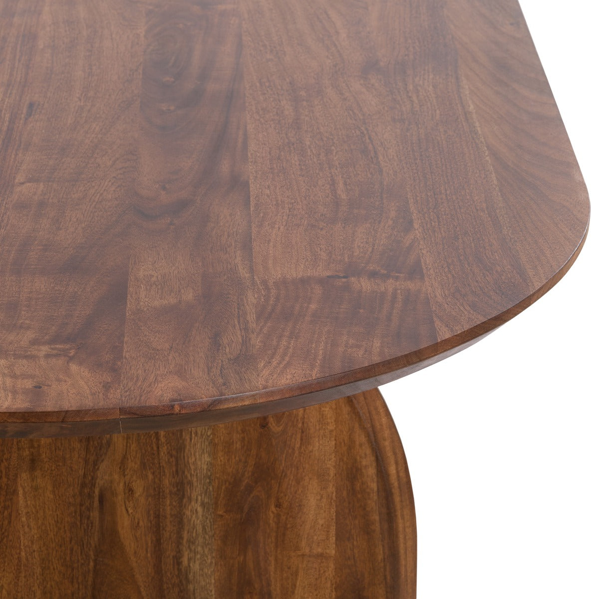 Indore acacia oval dining table