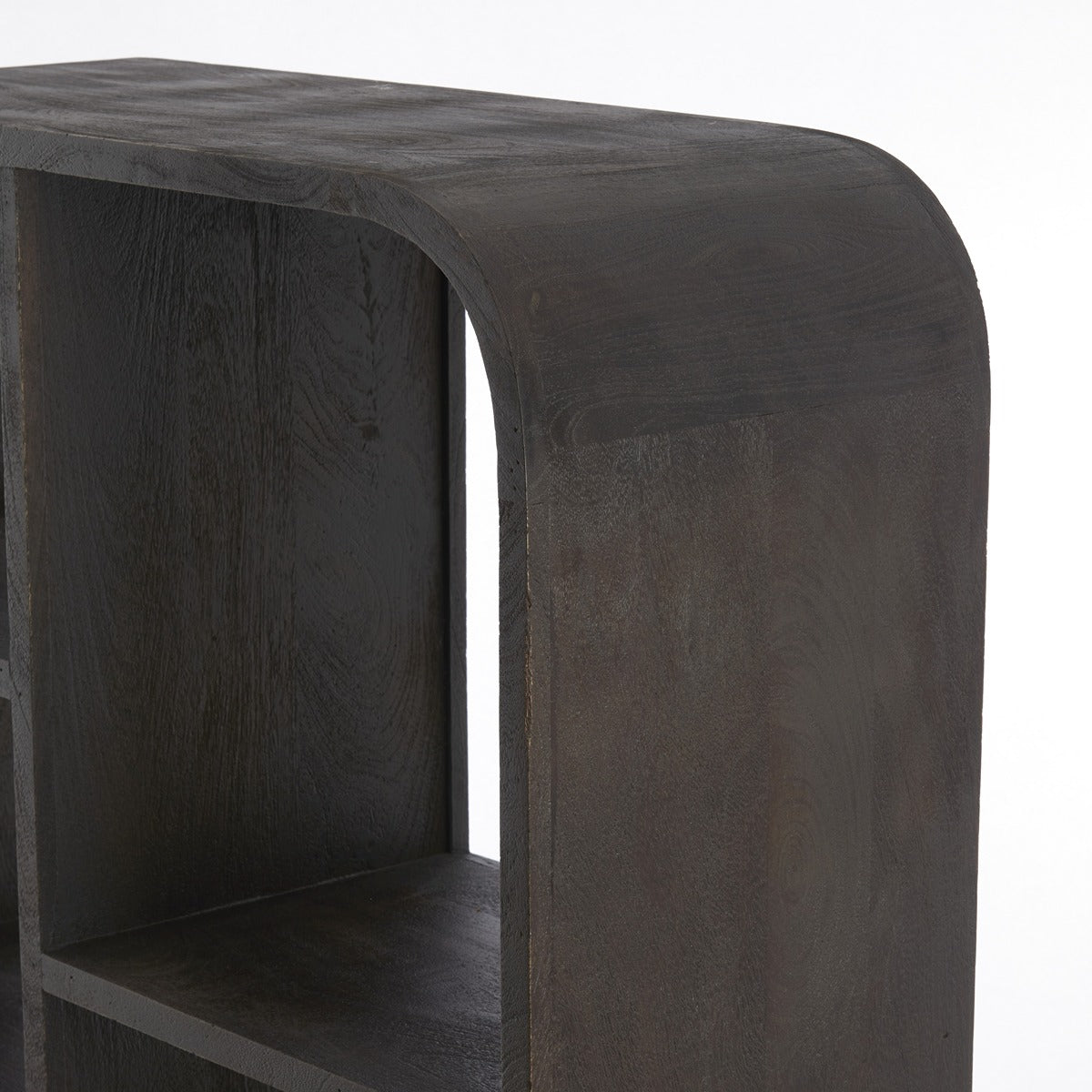 Dane display cabinet dark russet