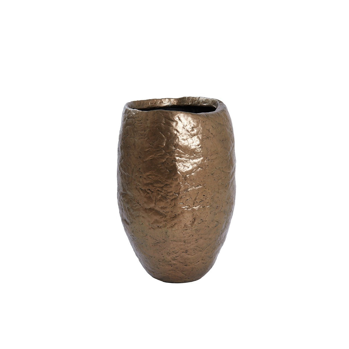 Tingri antique bronze textured vase
