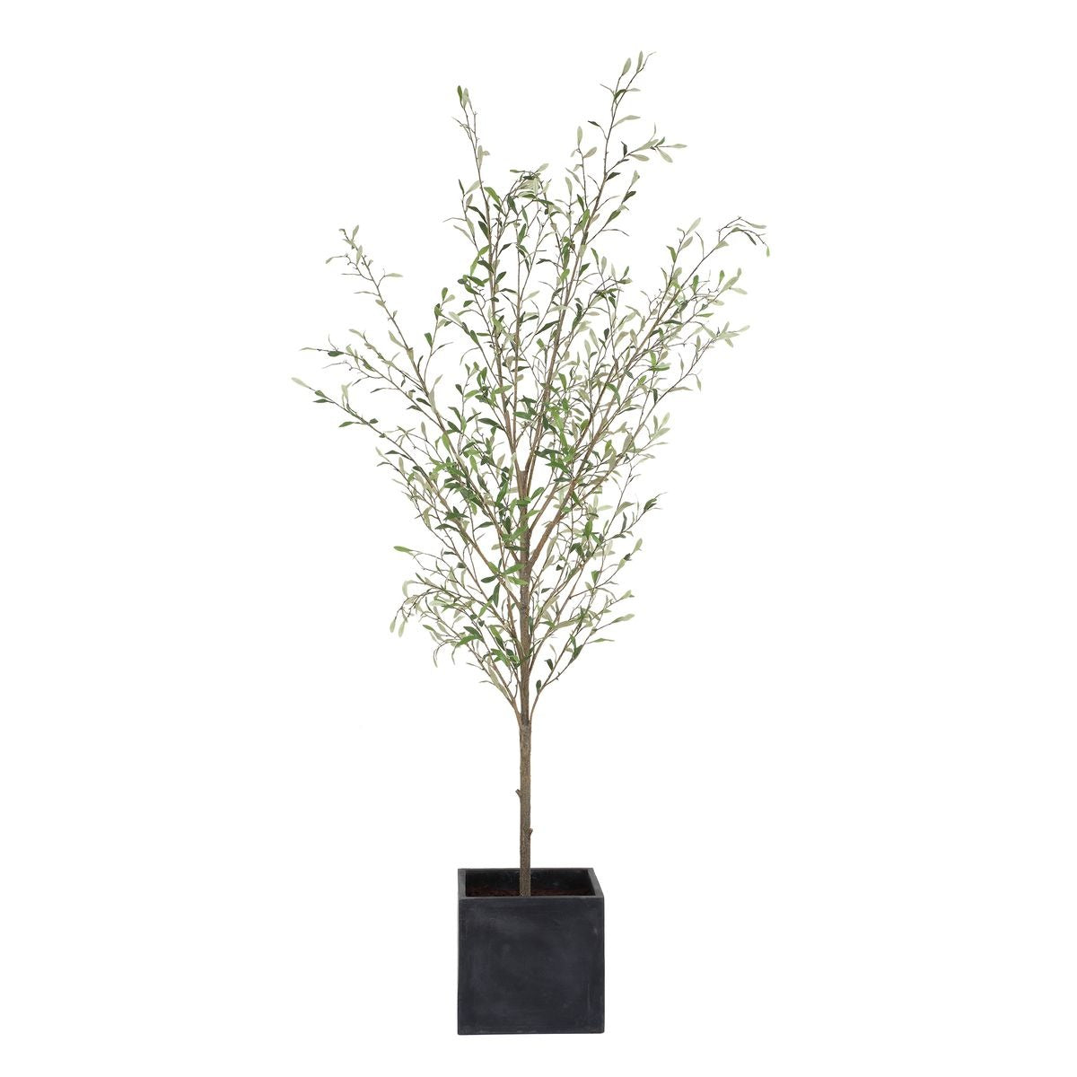 Abundance Faux Potted Olive Tree