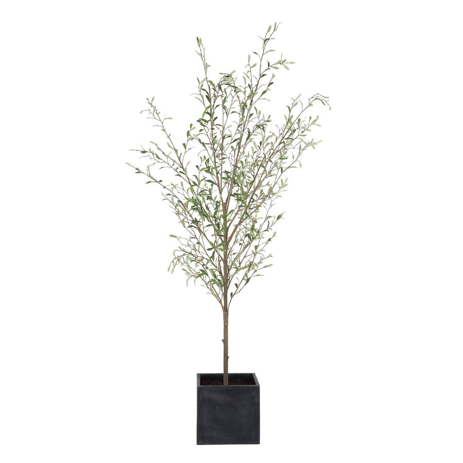 Abundance Faux Potted Olive Tree