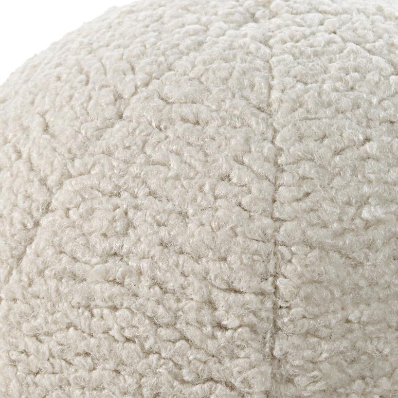 Capra Ball Faux Sheepskin Cushions, Set of 2