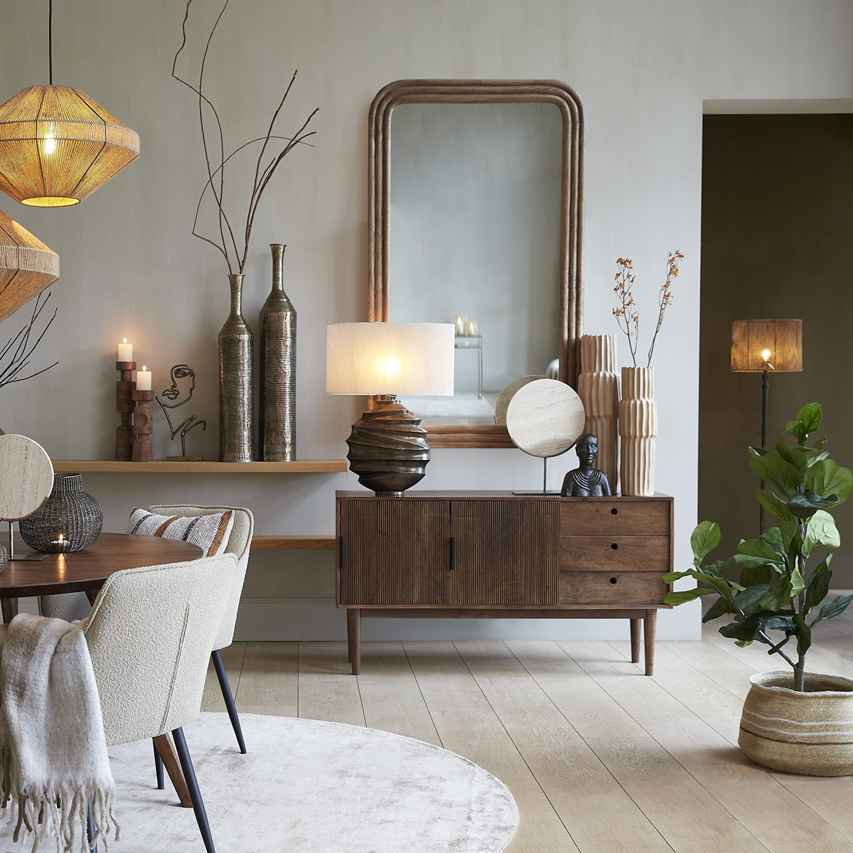 Bitika sideboard dark brown