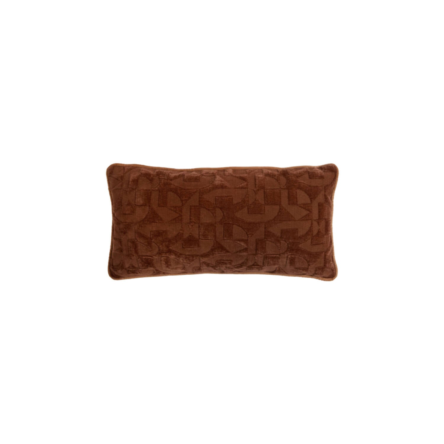 Lumbar Velvet Cushion – Dusky Rose, 60 × 30 cm