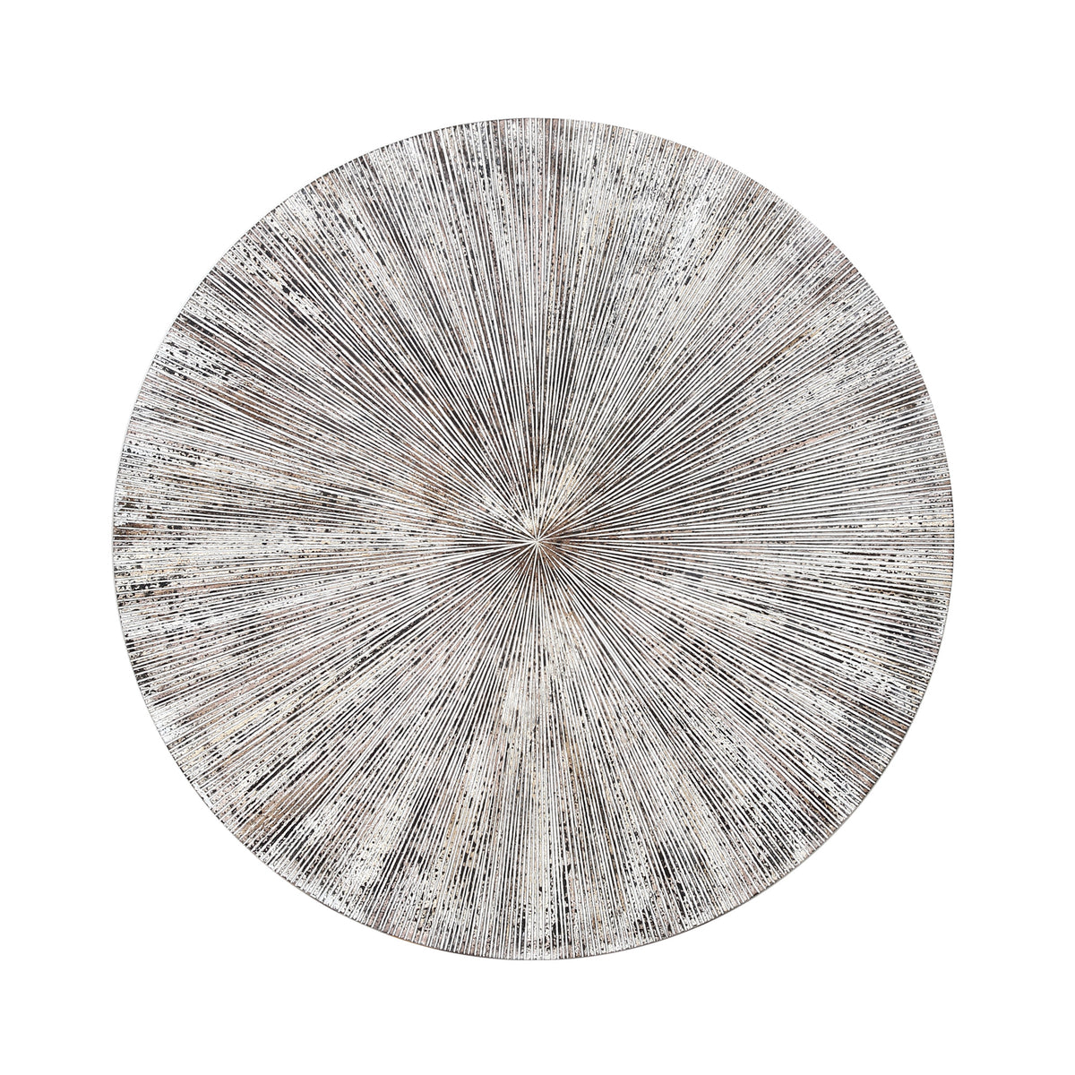 Zapp Ribbed Round Wall Panel - White