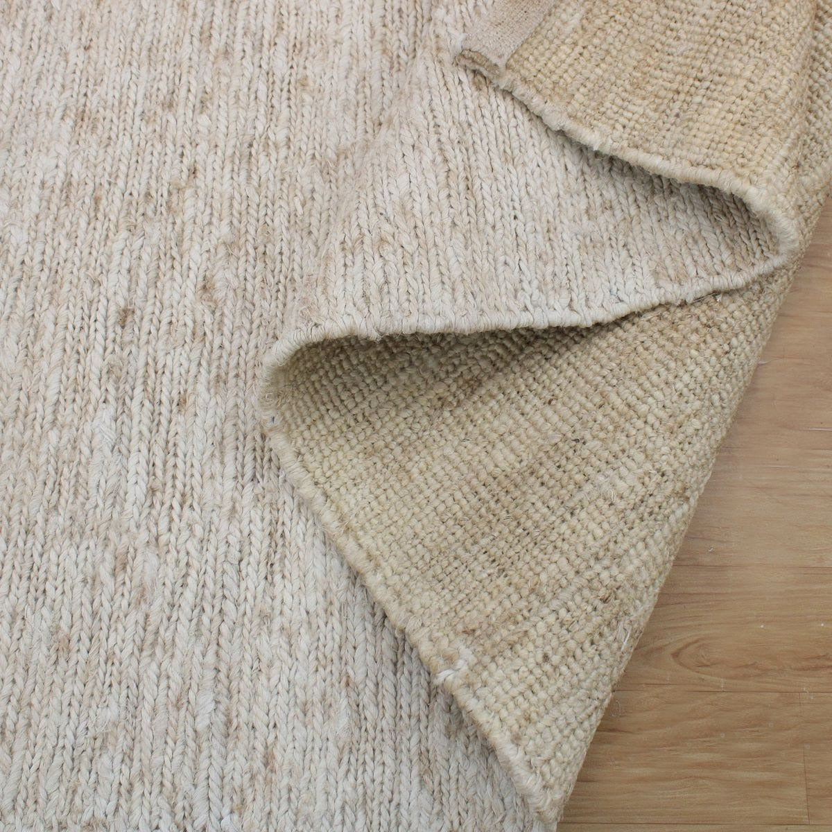 Makula Rug – Ivory Jute, 183 x 274cm