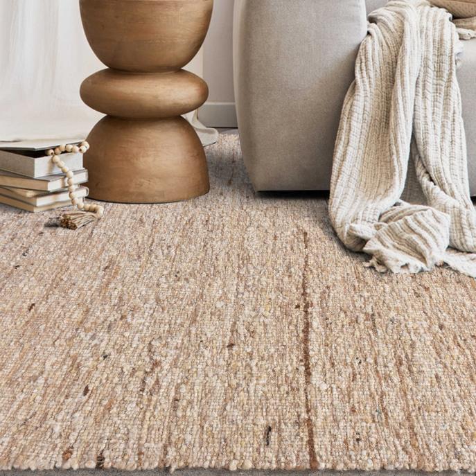 Rafael Rug – Ivory Wool, 183 x 274cm