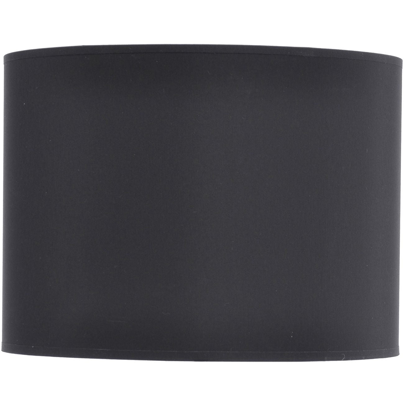 Black and Silver Lined Drum Lampshade (14″)