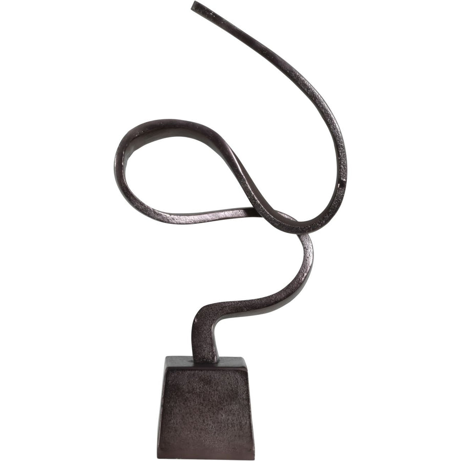 Metallic Bronze Aluminium Wellness Sculpture on base