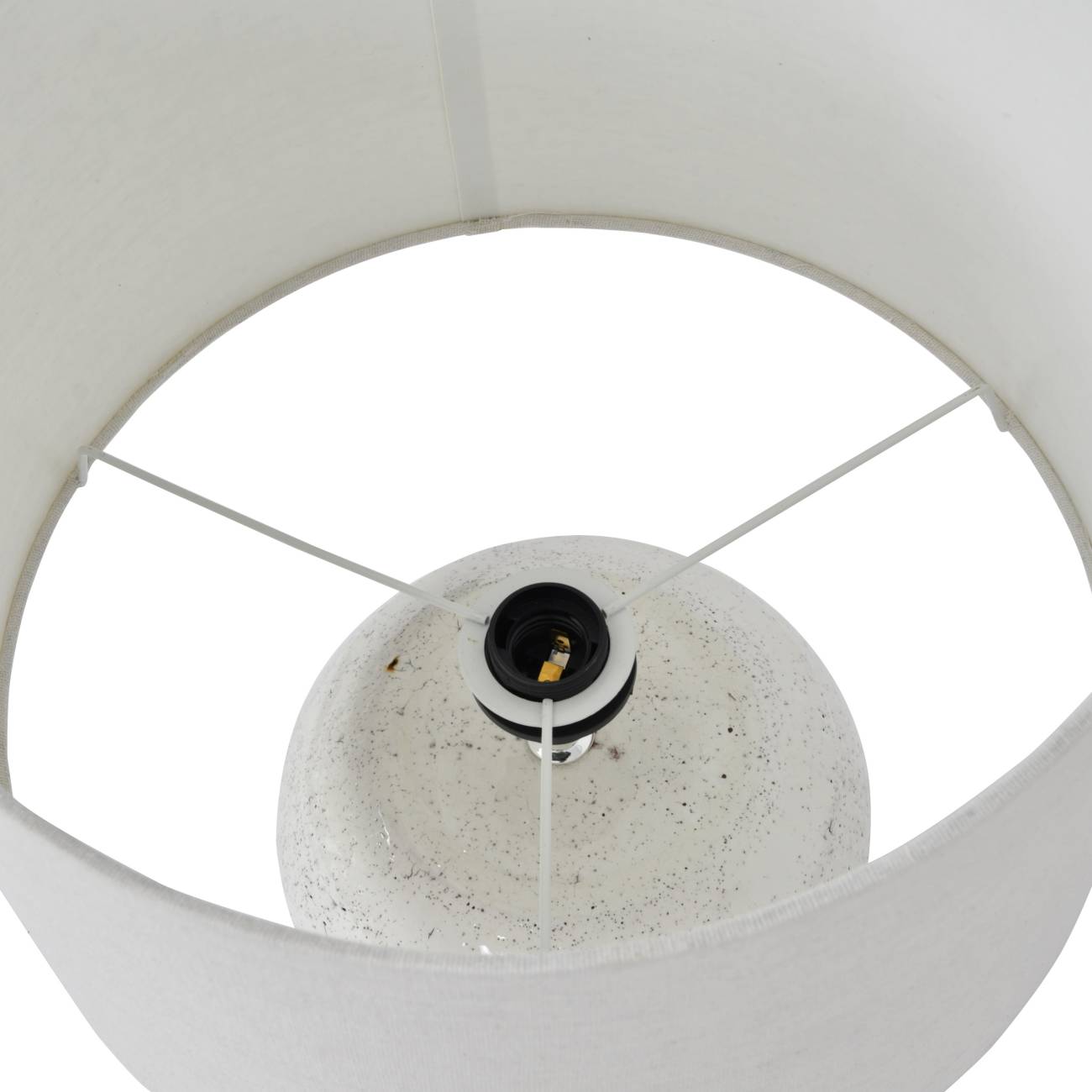 Speckle Glazed Table Lamp With Shade – E27 60W