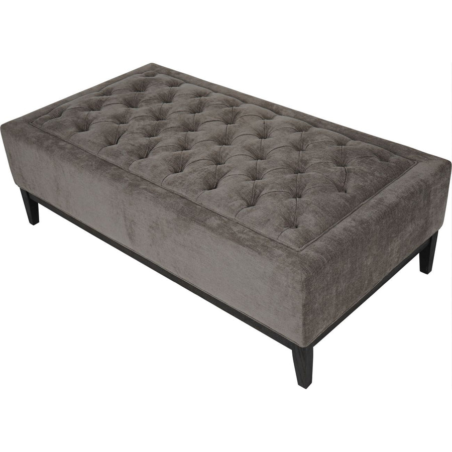 Promotion – Theodore Buttoned XL Ottoman in Warm Grey