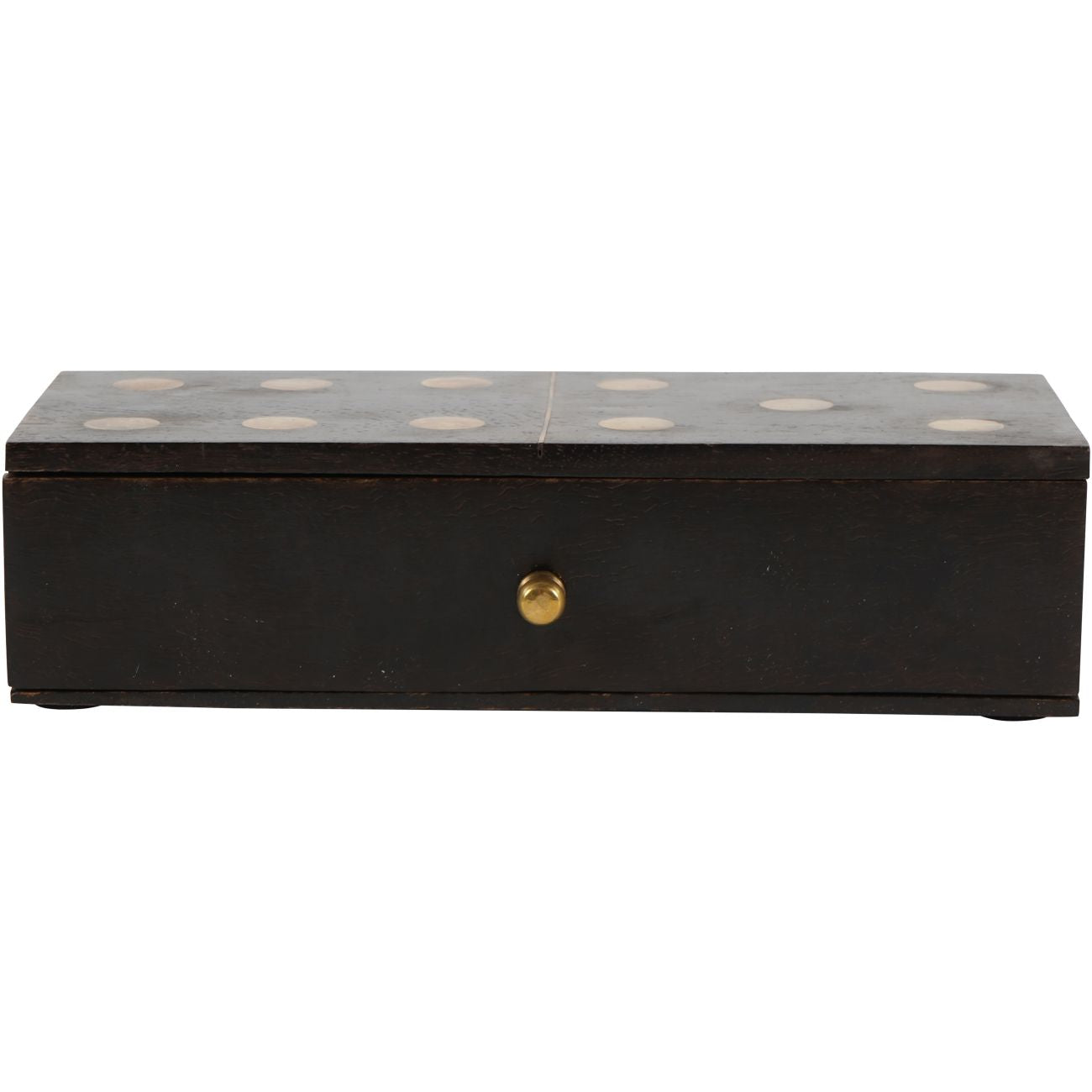 Columbia Small Wooden Domino Set in Storage Box