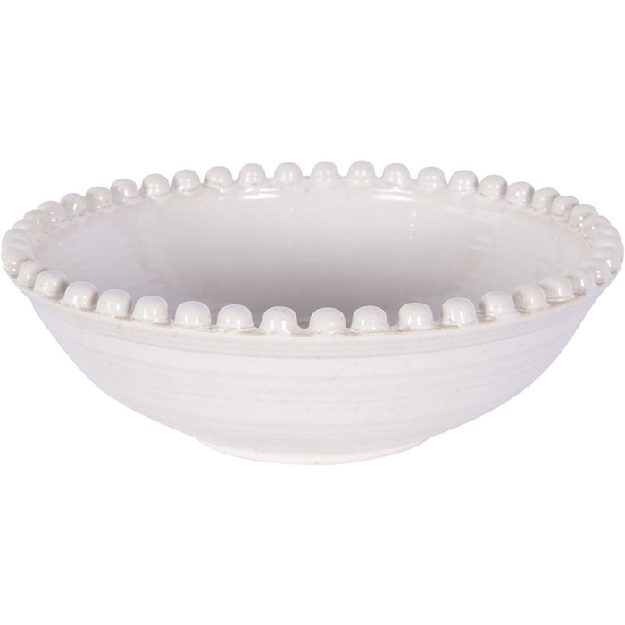 Promotion – Mediterranean Reactive Glaze Ceramic Bowl Cream