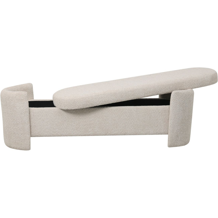 Casa Storage Bench - Taupe detail
