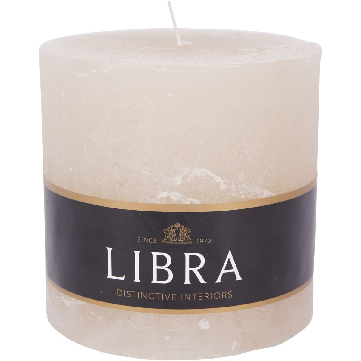 Natural Rustica Pillar Candle 10cm — product image on a white background