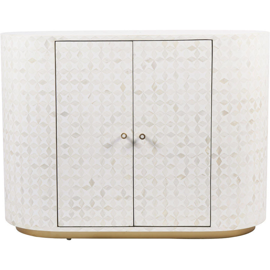 Aspen Bone Inlay Two Door Cabinet