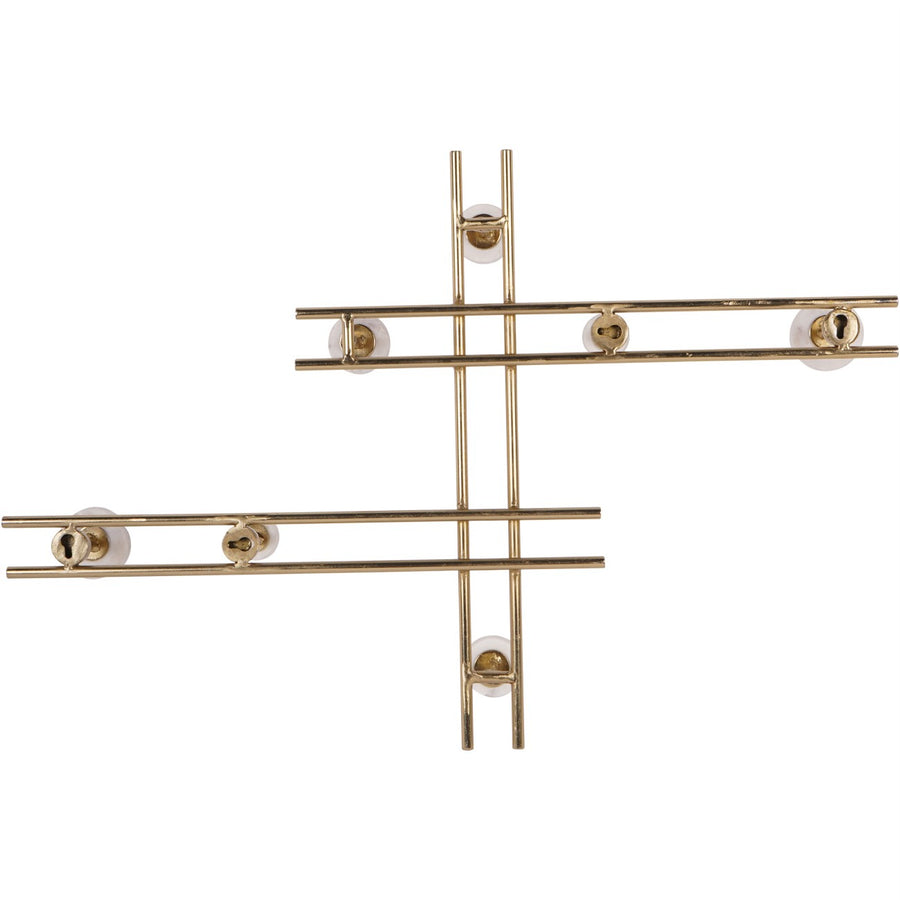 Genoa Iron and Marble Seven Wall Hanger