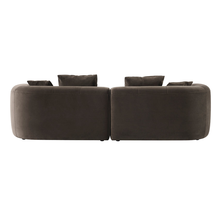 Wicklow Sofa In Brown Velvet