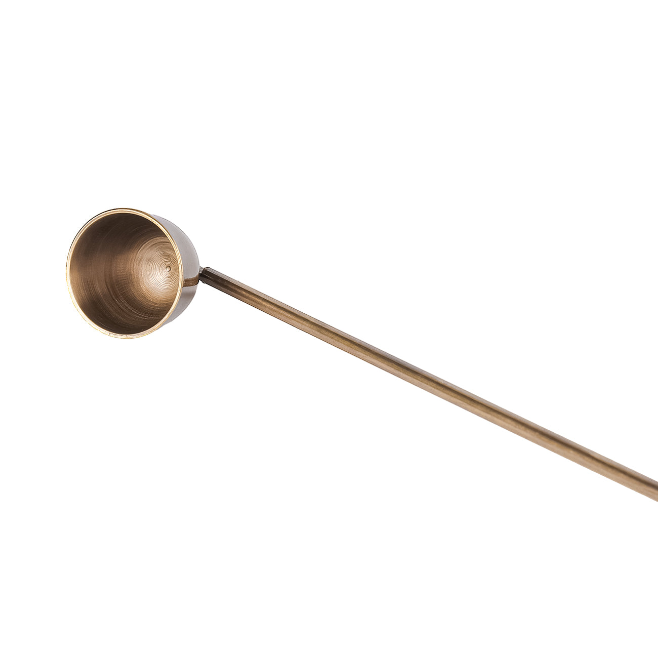 Harris Antique Brass Candle Snuffer with Bone Inlay Handle