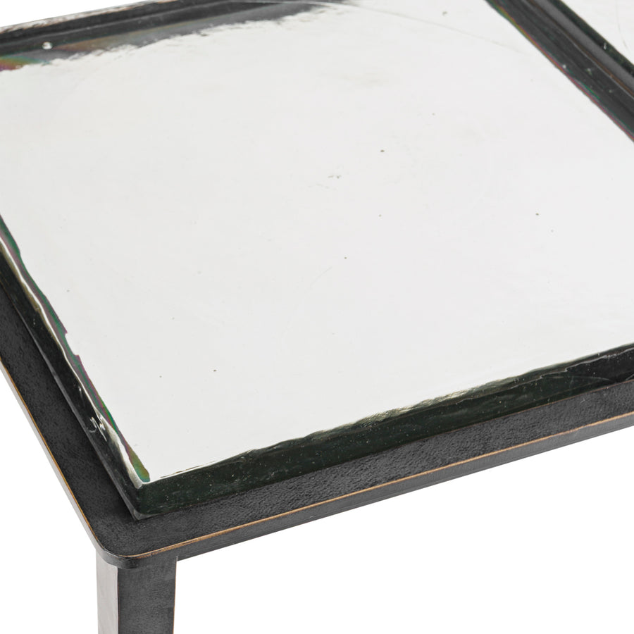 Stella Square Glass Console Side Table