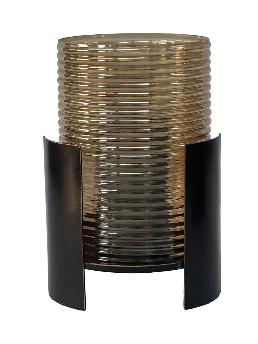 Belvedere Black Ribbed Hurricane S