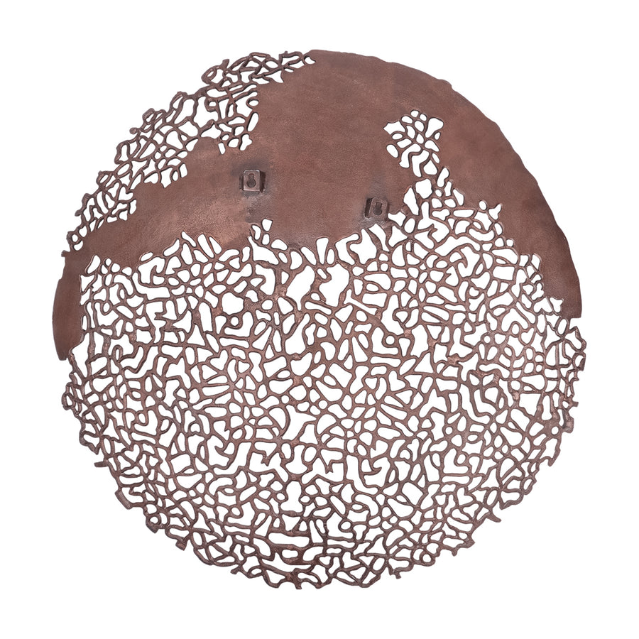 Apo Coral Raw Bronze Wall Plaque