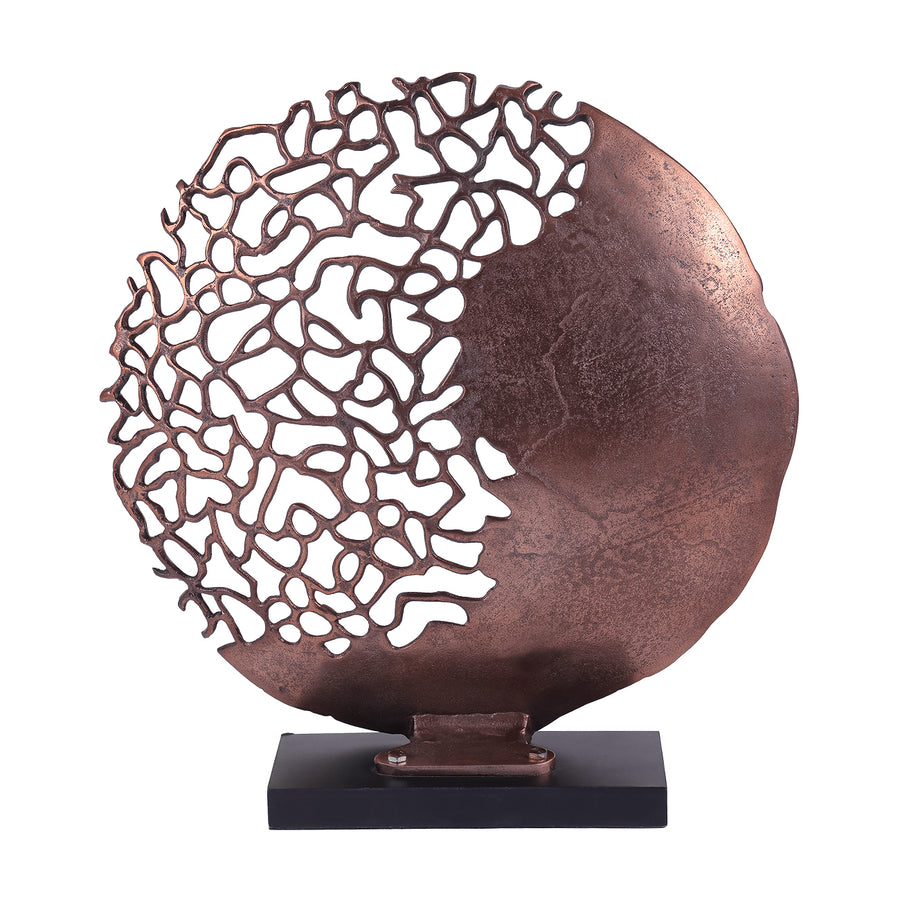 Apo Coral Raw Bronze Sculpture