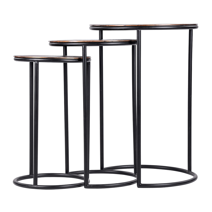 Tambora Metal Tables Set of 3