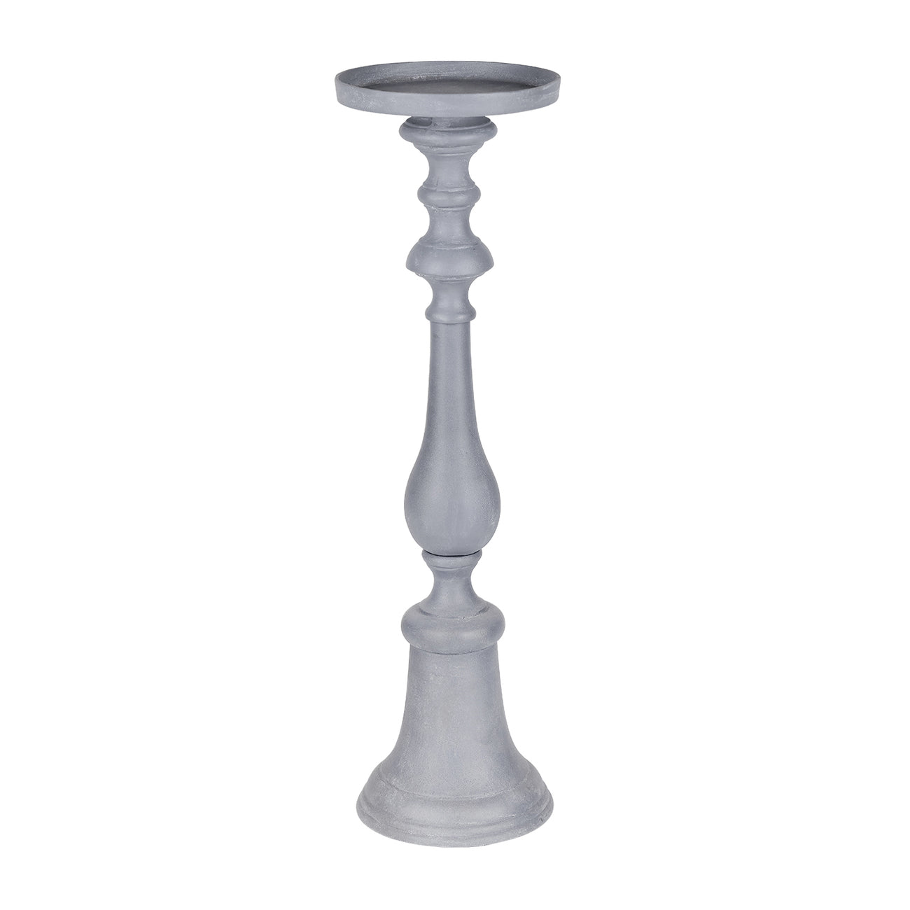 Van Dyk Grey Stonewash Pillar Holder Small
