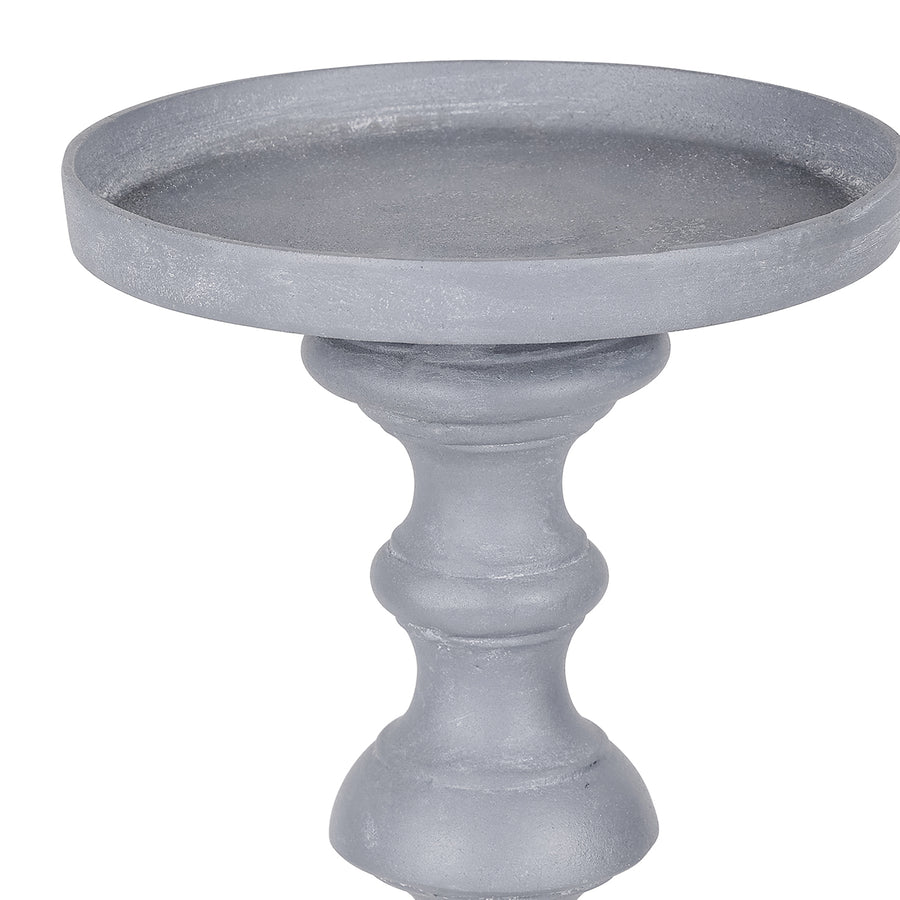 Van Dyk Grey Stonewash Pillar Holder Small