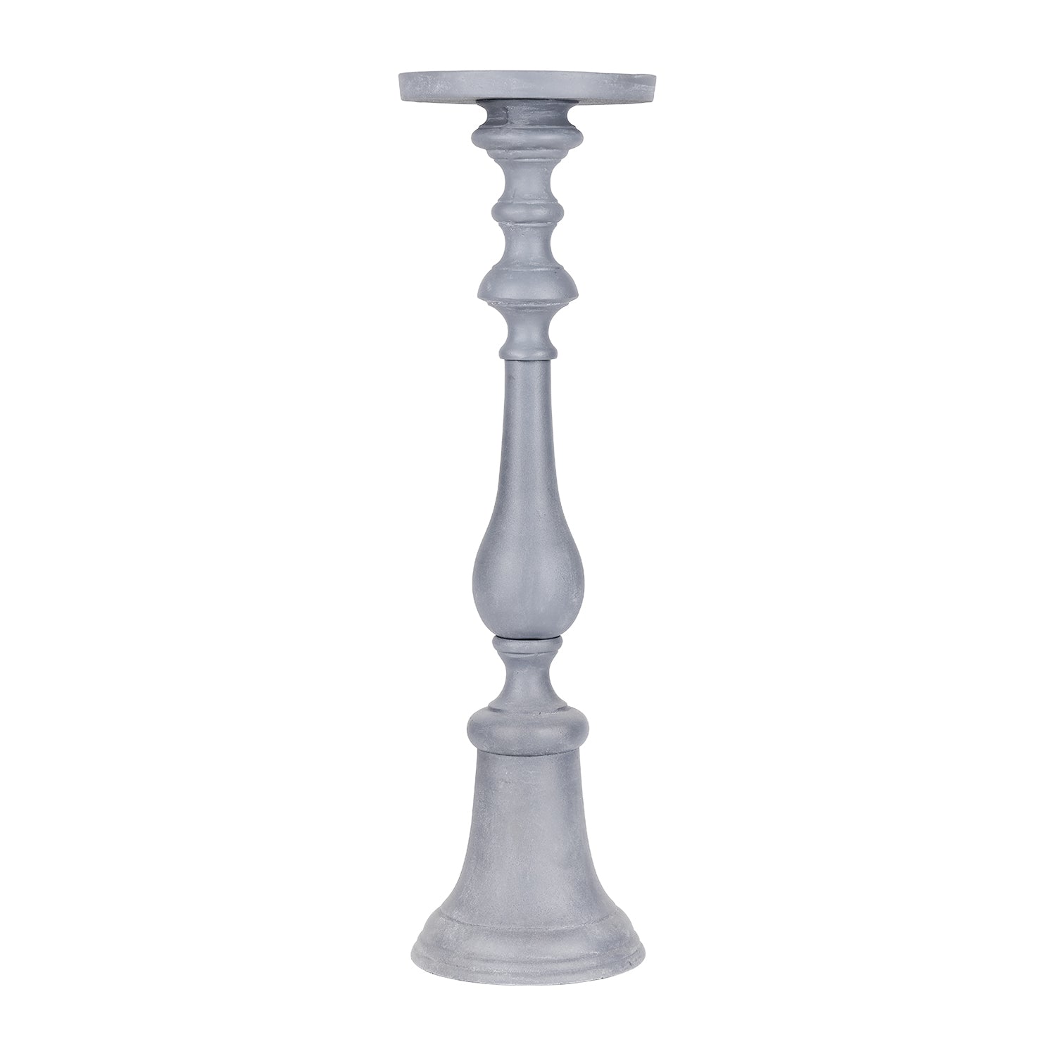 Van Dyk Grey Stonewash Pillar Holder Small