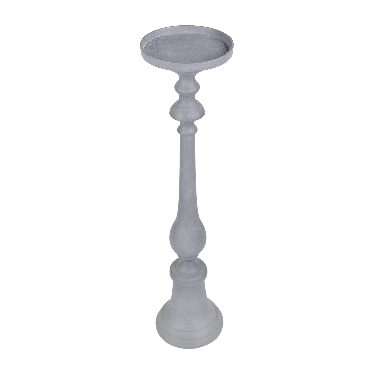 Van Dyk Grey Stonewash Pillar Holder Large