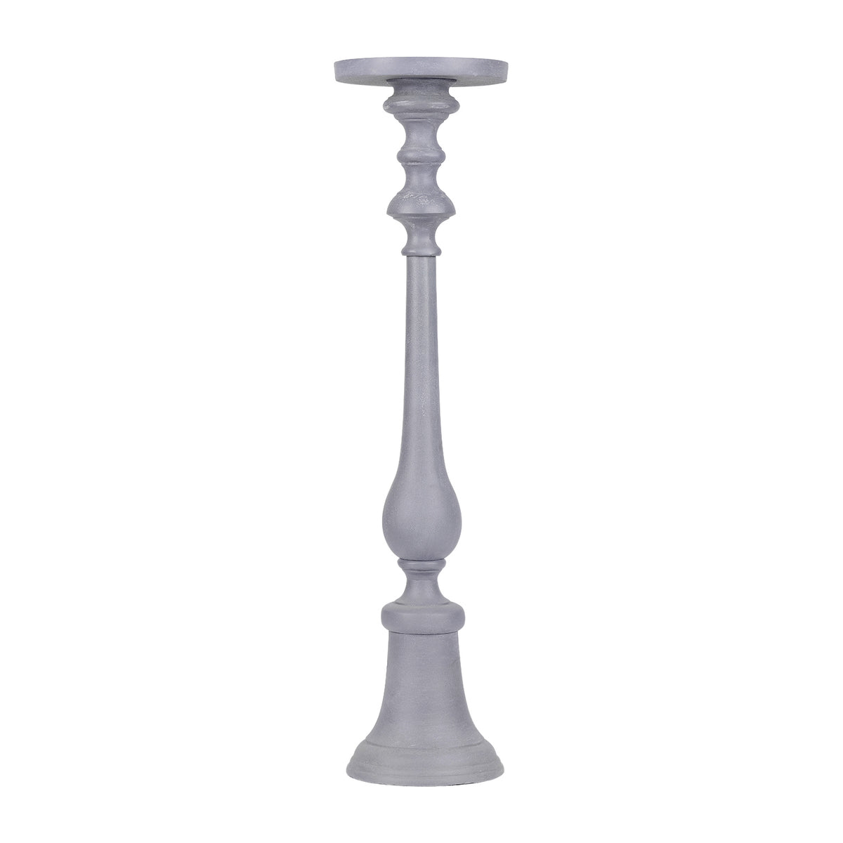 Van Dyk Grey Stonewash Pillar Holder Large