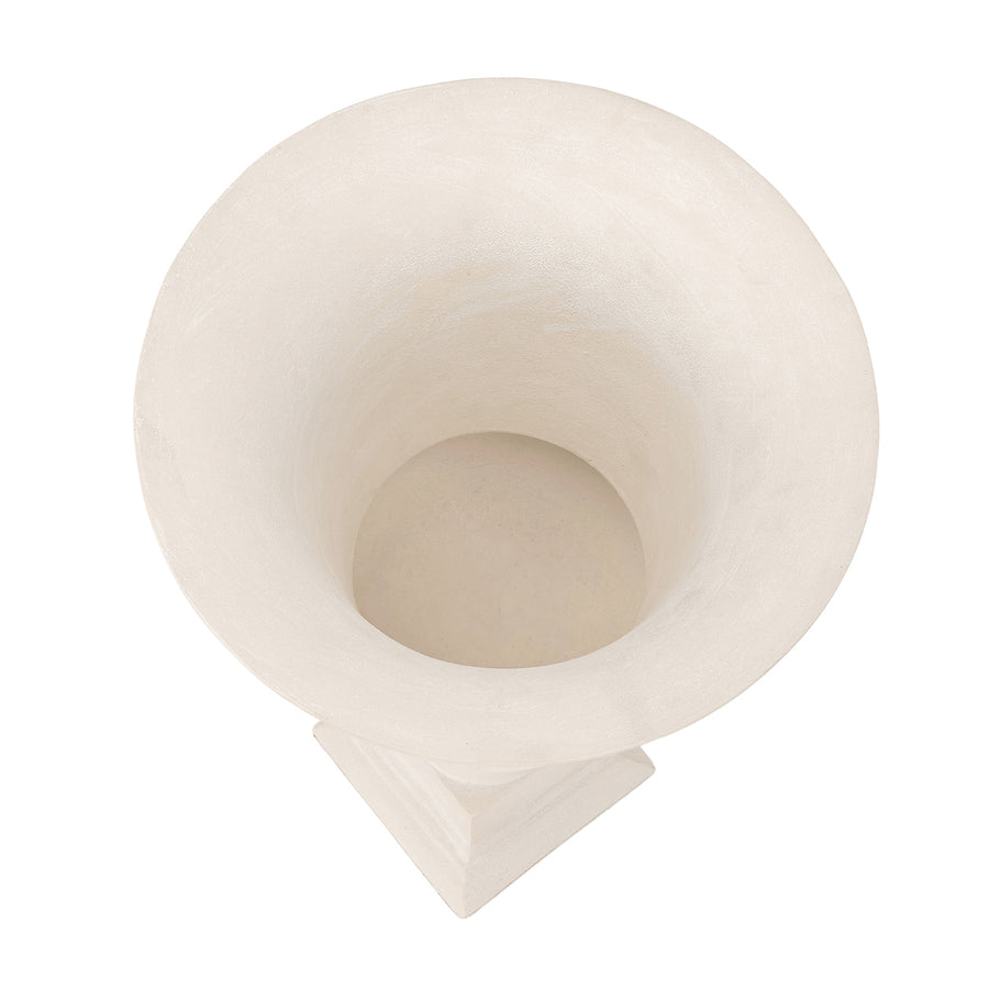Van Dyk Tall Putty Stonewash Urn Medium