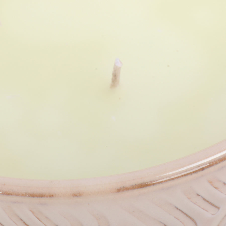 Serena Ceramic Candle Ivory