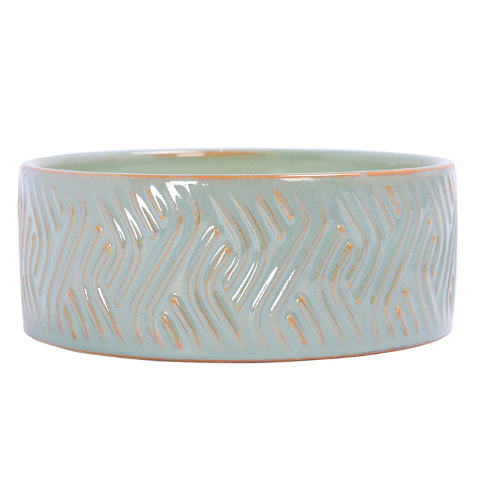 Serena Ceramic Candle Green