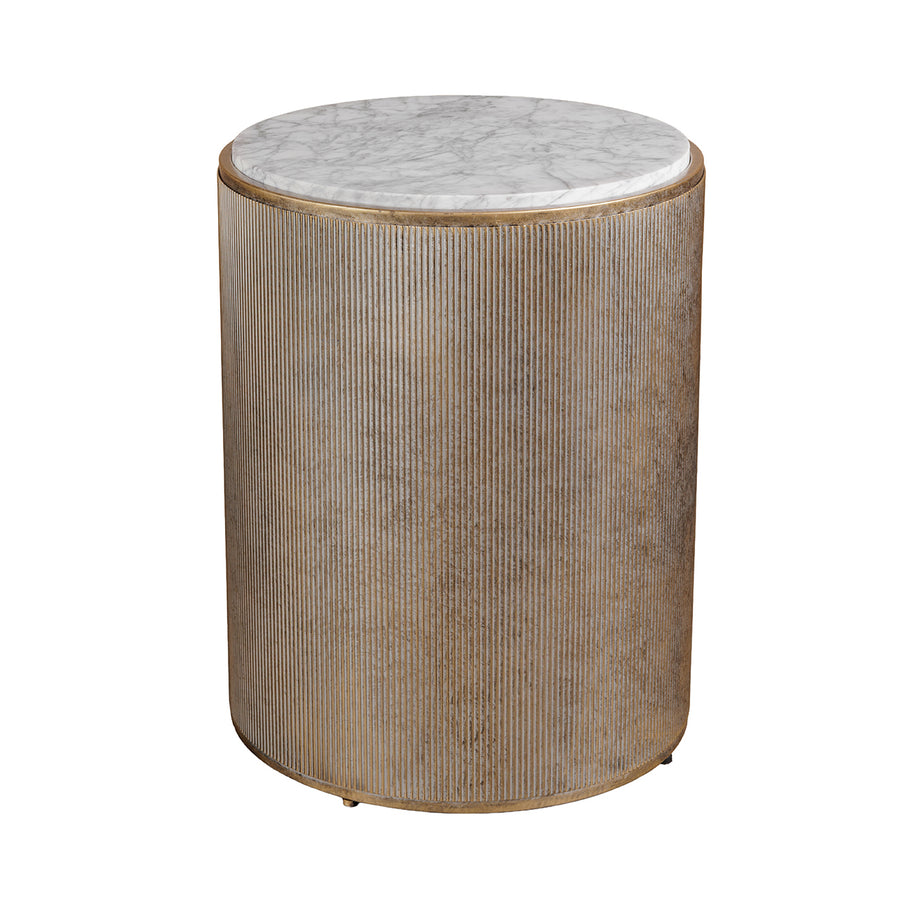 Belvedere Aged Gold Bedside Table