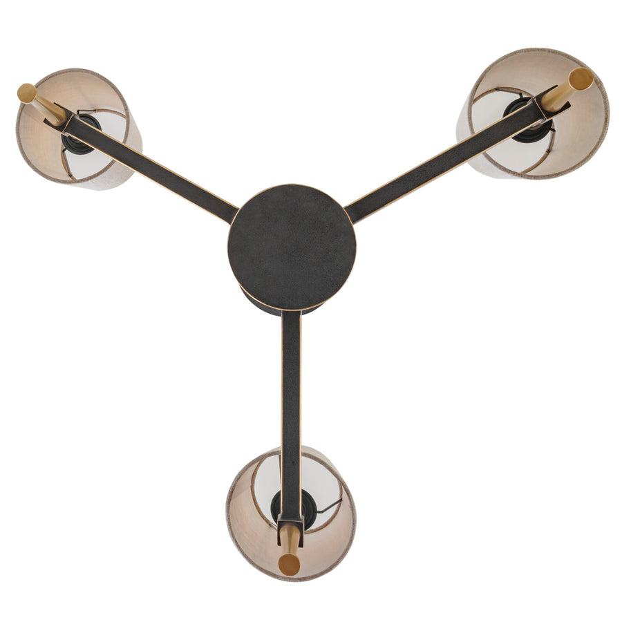 Stella 3 Light Pendant with Shades