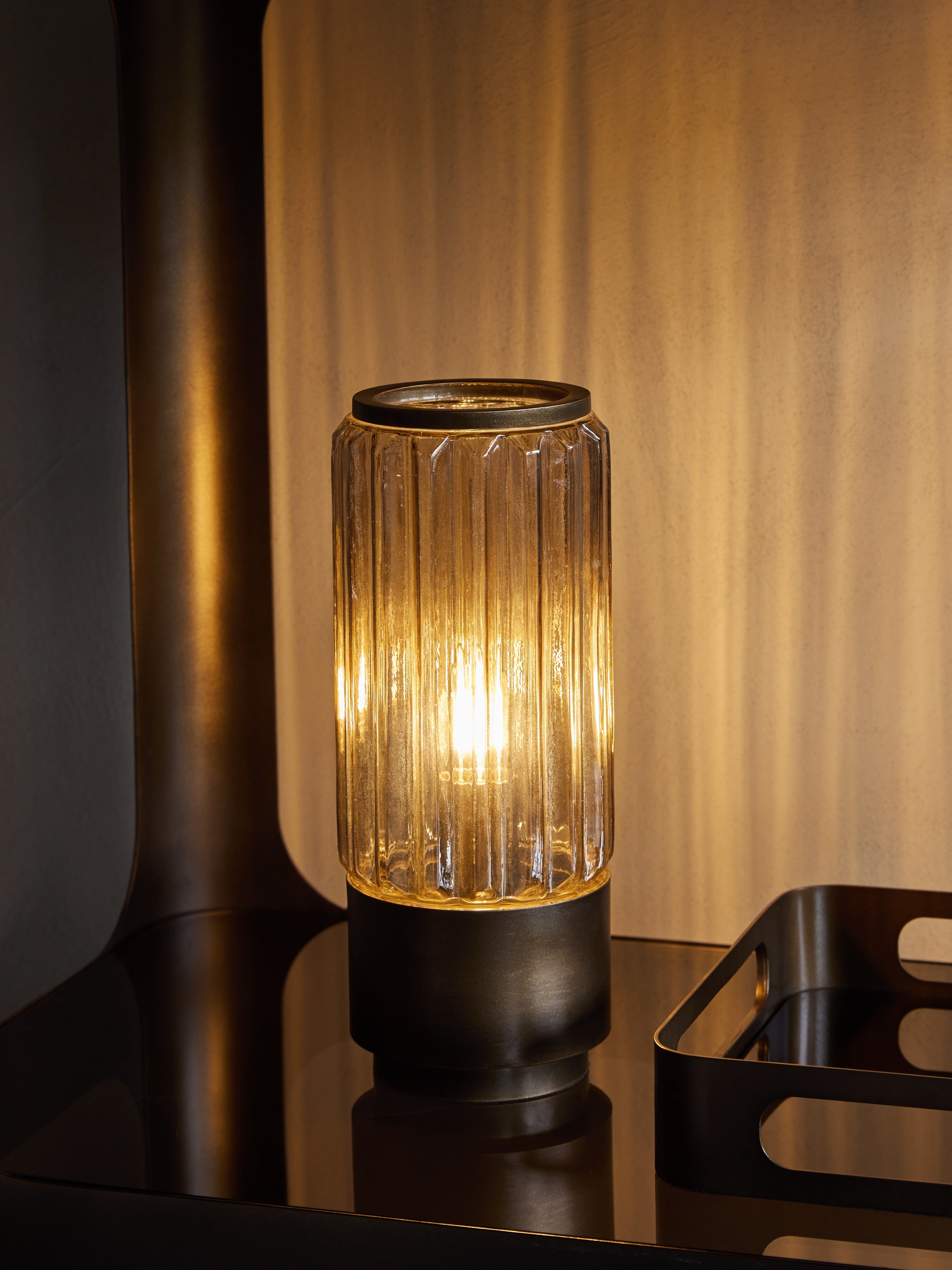 Eleanor Glass  Table Uplighter Large