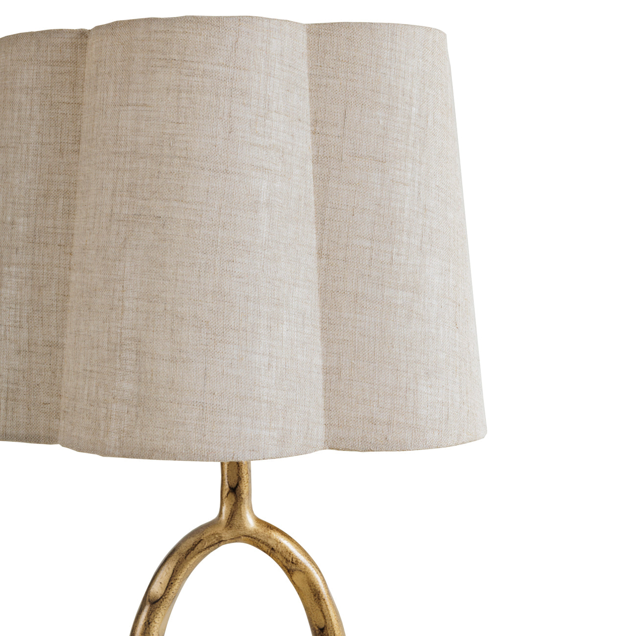 Ronde Table Lamp with Linen Shade