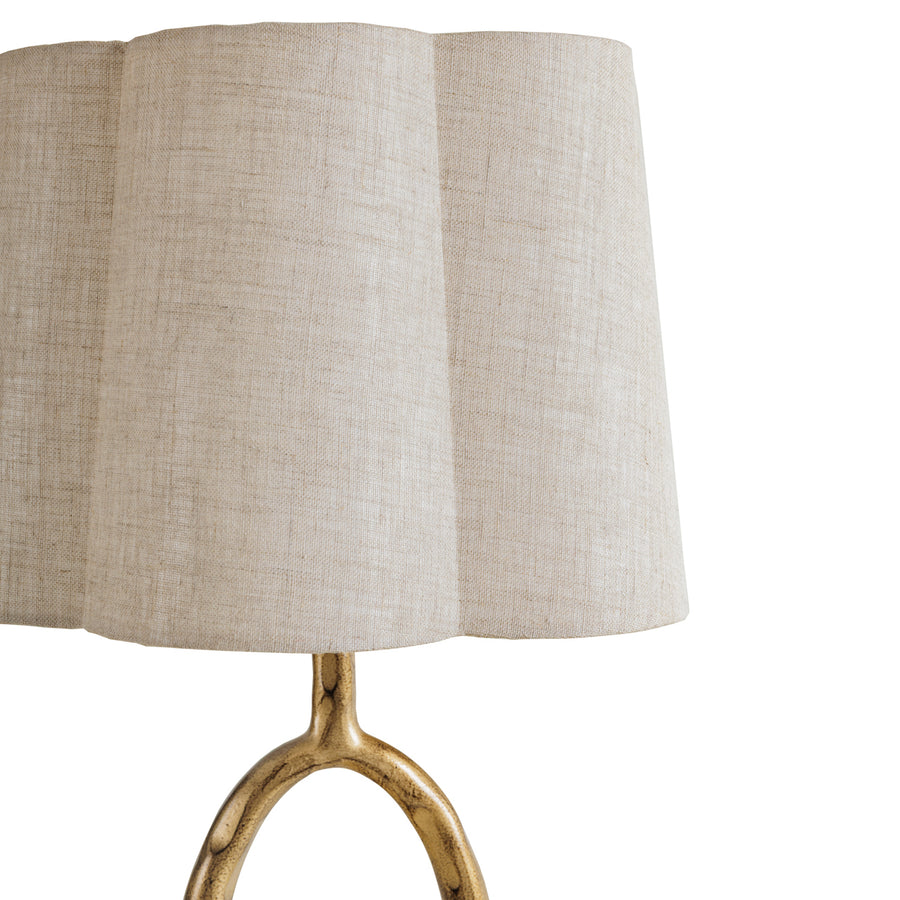 Ronde Table Lamp with Linen Shade