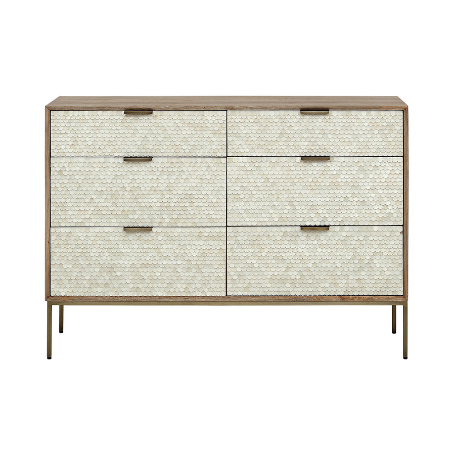 Nerida Bone Inlay Chest of Drawers