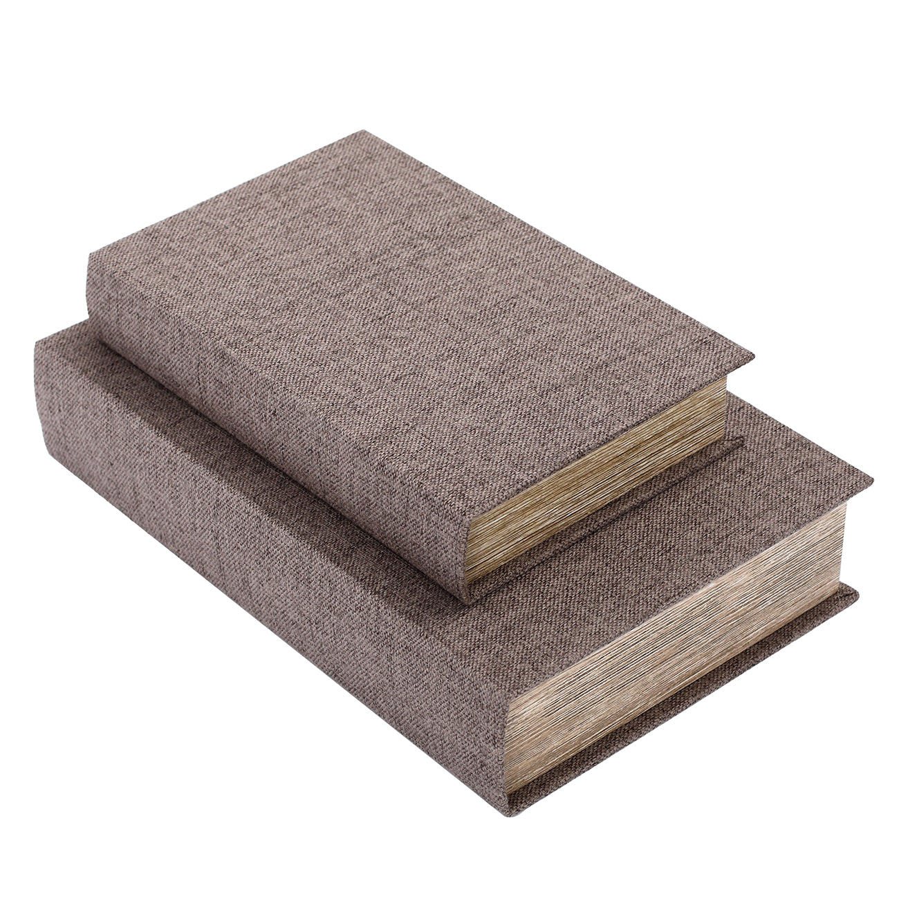 Grey Set of 2 Book Boxes