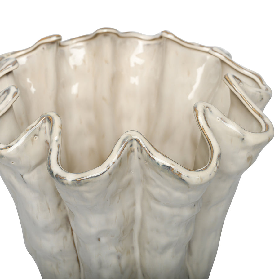 Coralie Glazed Vase Large